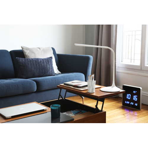 Lampe De Bureau LED Sans Fil Blanche