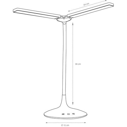 Lampe De Bureau LED Sans Fil Blanche