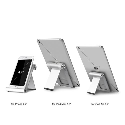 Support Tablette Et Téléphone Portable En Aluminium