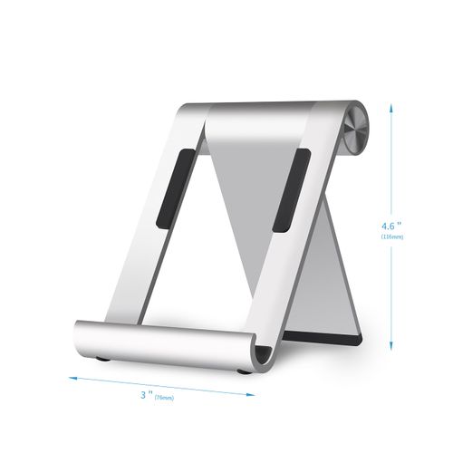 Support Tablette Et Téléphone Portable En Aluminium