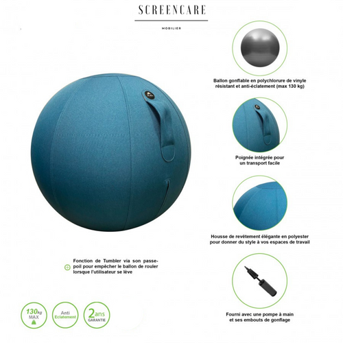 Swiss Ball Bleu