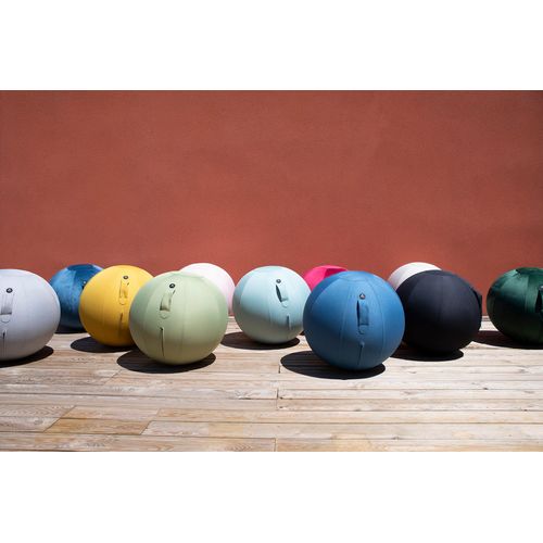 Swiss Ball Velours Bleu