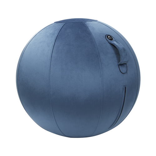 Swiss Ball Velours Bleu