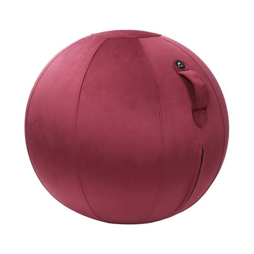 Swiss Ball Velours Rouge