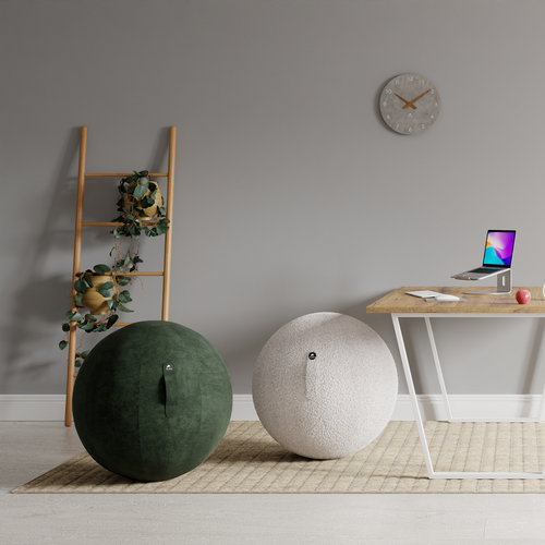 Swiss Ball Velours Vert