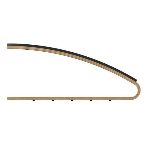 Repose Pied En Bois Naturel Noir