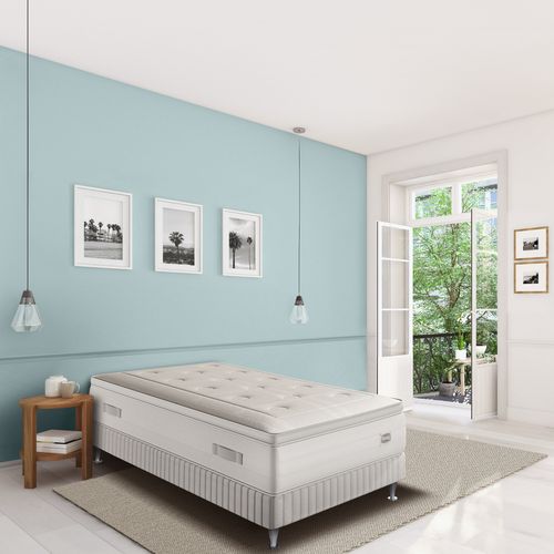 Matelas Reflexion 90x200, Ressort Ensachés, Ferme, H33
