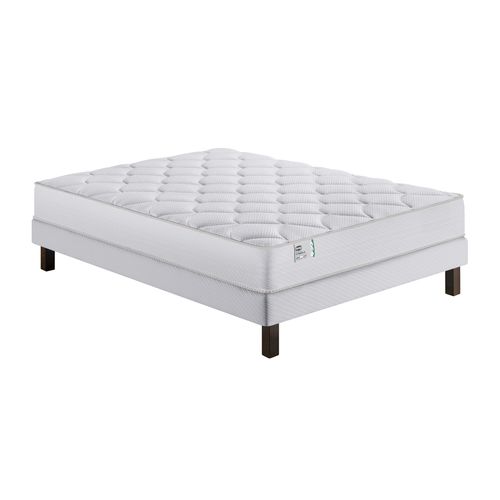 Matelas ressorts 140x190 cm avec mémoire de forme FITNESS'R ép.24 cm