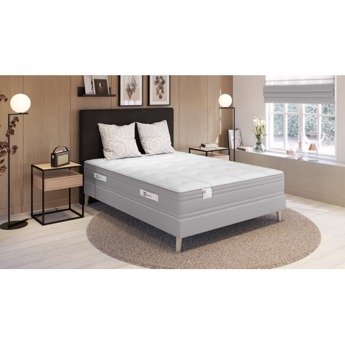 Matelas Ressort Ensachés 140x190 cm LE PUISSANT, Ferme, Epaisseur 25 cm