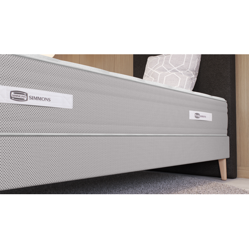 Sommier Decor 90x200 à Lattes + 4 Pieds Bois