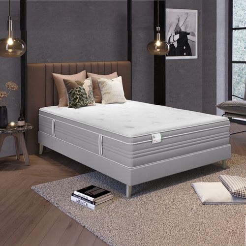 Matelas Ressort Ensachés 160x200 cm L'ELEGANT, Ferme, Epaisseur 30 cm
