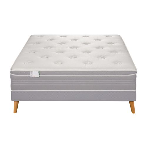 Ensemble matelas Ressort Ensachés 160x200 cm L'ELEGANT, Epaisseur 30 cm, Ferme + Sommier