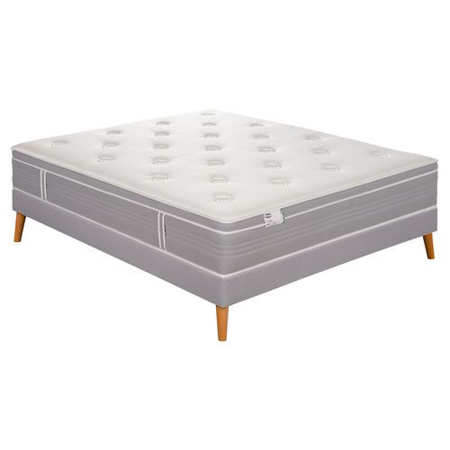 Ensemble matelas Ressort Ensachés 160x200 cm L'ELEGANT, Epaisseur 30 cm, Ferme + Sommier
