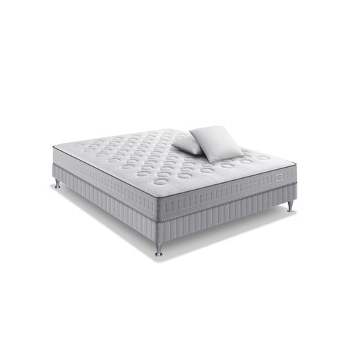 Ensemble Initial 160x200, Matelas Ressorts Ensachés, Ferme, H23 + sommier + 2 Oreillers