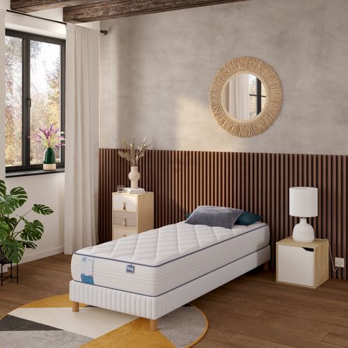 Matelas ressorts 80x200 cm avec mémoire de forme FITNESS ép.24 cm