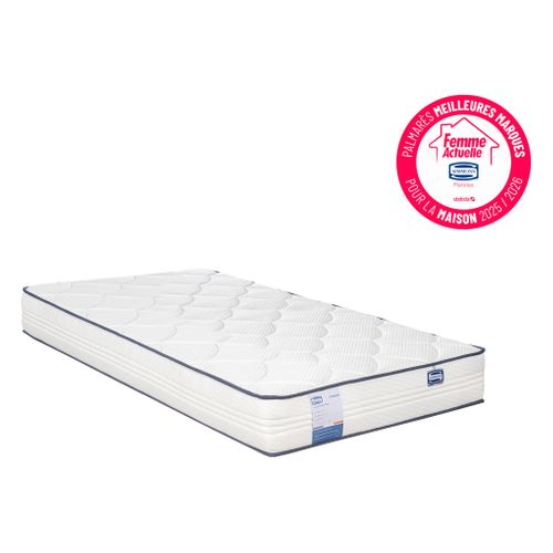 Matelas ressorts 80x200 cm avec mémoire de forme FITNESS ép.24 cm