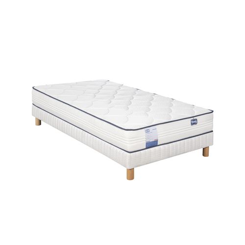 Matelas ressorts 90x190 cm avec mémoire de forme FITNESS ép.24 cm