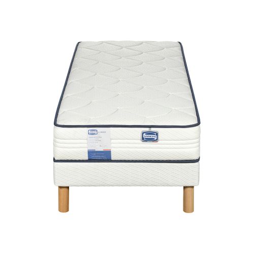 Matelas ressorts 120x190 cm avec mémoire de forme FITNESS ép.24 cm
