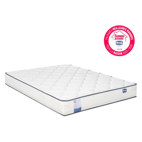Matelas ressorts 140x200 cm avec mémoire de forme FITNESS ép.24 cm
