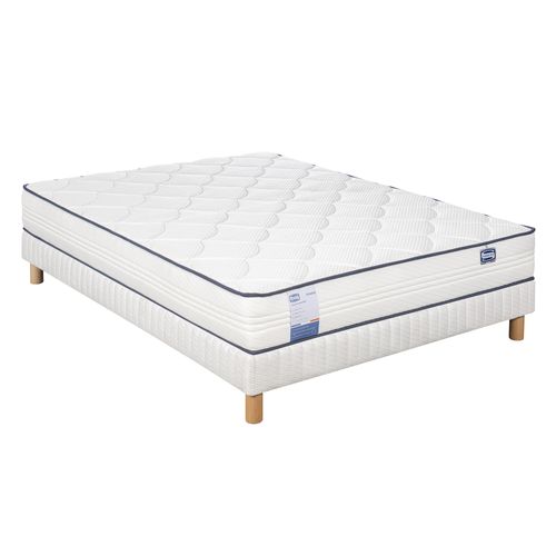 Matelas ressorts 140x200 cm avec mémoire de forme FITNESS ép.24 cm