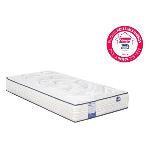 Matelas ressorts 120x190 cm avec latex INFLUENCE ép.26 cm