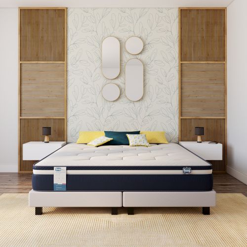 Matelas hybride 200x200 cm SIMMONS NUIT FRAICHE ép.27 cm