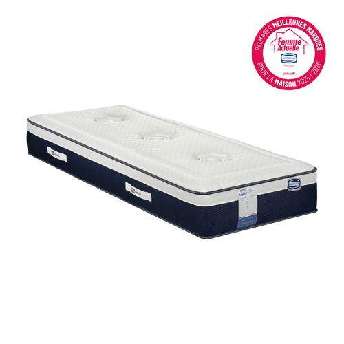 Matelas hybride 120x190 cm ROSEE NOCTURNE avec latex ép.27 cm