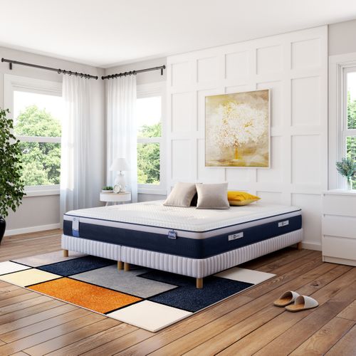 Matelas hybride 180x200 cm ROSEE NOCTURNE avec latex ép.27 cm