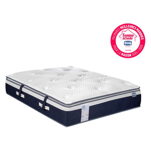Matelas hybride 180x200 cm avec mémoire de forme SOLSTICE ép.32 cm
