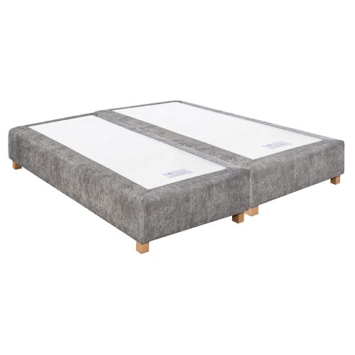 Sommier gris 2x90x200 cm SIMMONS ETOFFE