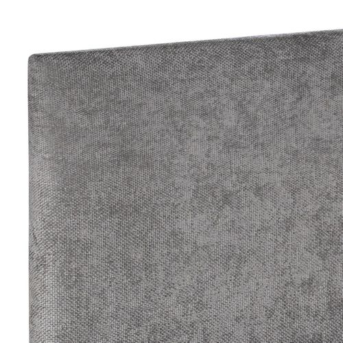 Tête de lit grise L.180 cm SIMMONS ETOFFE