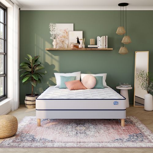 Ensemble matelas et sommier SIMMONS DETENTE 160x200 cm