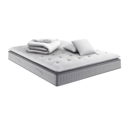 Matelas Ressort ensachés 140x200cm EXTENSION Ferme, H29 +  2 Oreillers + couette