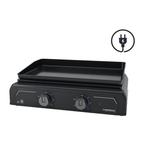 Plancha Electrique A Poser   Electric 2 Xd  3500w  Fonte Emaillee  2 Temoins De Chauffe LED