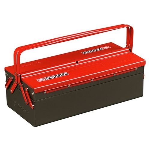 Boite à Outils Métallique - Bt.9 - 3 Cases - Noir - Rouge - 20 Kg