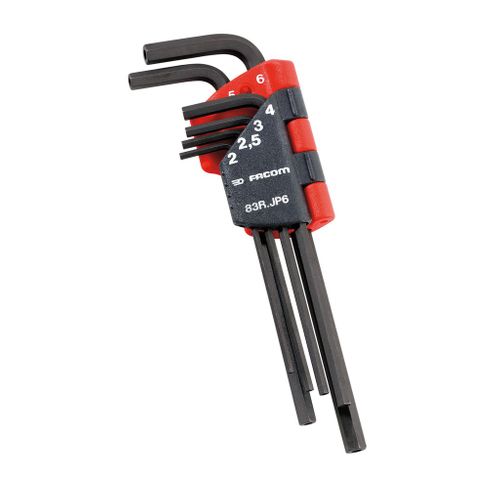 Jeu De 6 Clés Mâles Pour Vis 6 Pans De Sécurité - Facom - 83r.jp6