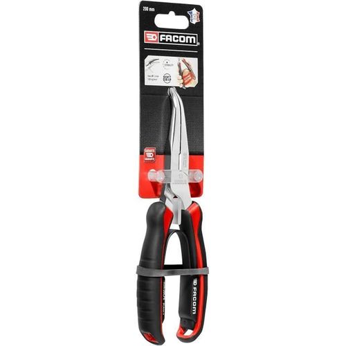 Pince à Becs Demi-ronds Coudés Effilés 183a.20cpepb - Bec Fin Et Finement Strié