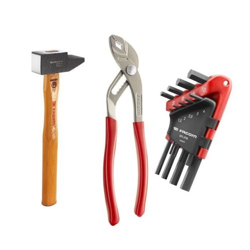 Caisse à Outils + 20 Outils - 5 Tournevis Protwist + 9 Clés Mâles + 4 Clés à Fourche Tbx1m.pb