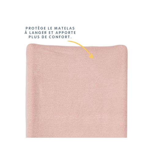 Housse Matelas à Langer 50 X 70 En Coton/polyester - Rose