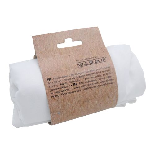 Alèse Berceau 83x50 Cm Bio - Blanc