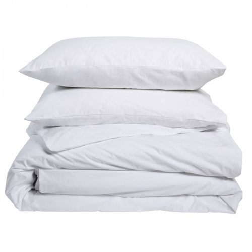 Parure 240x260cm 2 Personnes Percale - Blanc