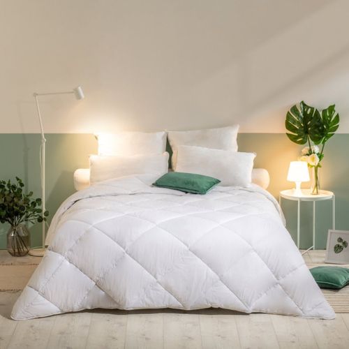 Pack Couette Chaude 140x200cm + Oreiller Moelleux 60x60cm Lavable à 95°c