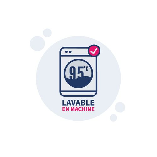 Pack Couette Chaude 140x200cm + Oreiller Moelleux 60x60cm Lavable à 95°c