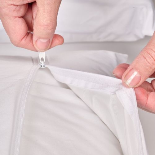 Pack Anti-punaises De Lit Protège-matelas 140x190cm + 2 Protège Oreillers 63x63cm Imperméables