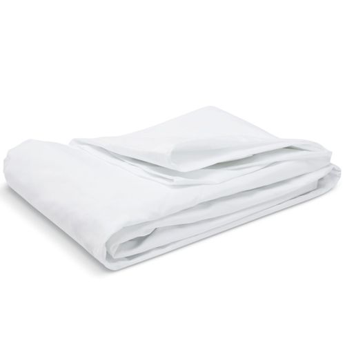 Drap Housse Uni 140x190cm Percale Blanc