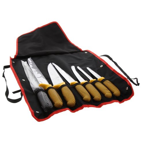 Ensemble 6 Couteaux, 1 Fusil, 1 Sac Convertible En Tablier -