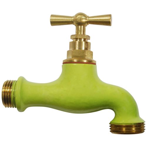 Robinet Extérieur Laiton Coloré Vert Anis