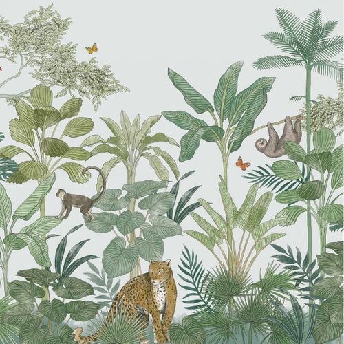 Papier Peint Intissé Panoramique Tropical