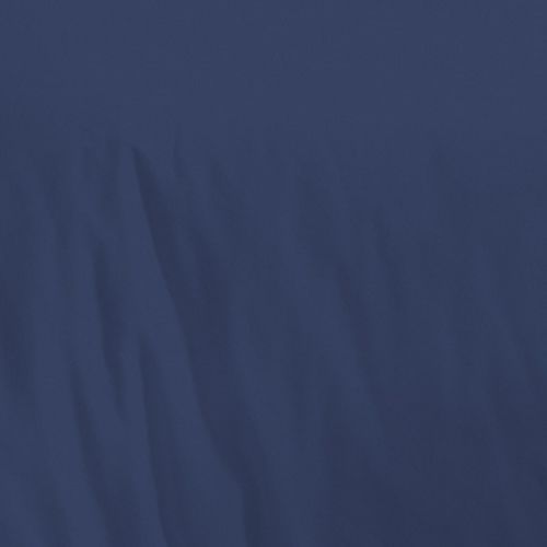 Housse De Couette En Coton 57 Fils Unie Bleu 240x220cm