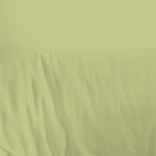 Housse De Couette En Coton 57 Fils Unie Tilleul 240x220cm